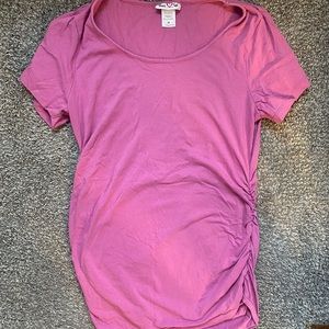 Pink maternity t shirt
